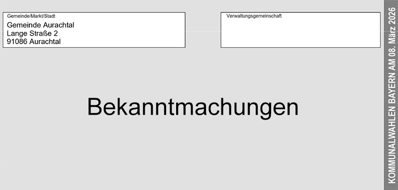 Bekanntmachungen